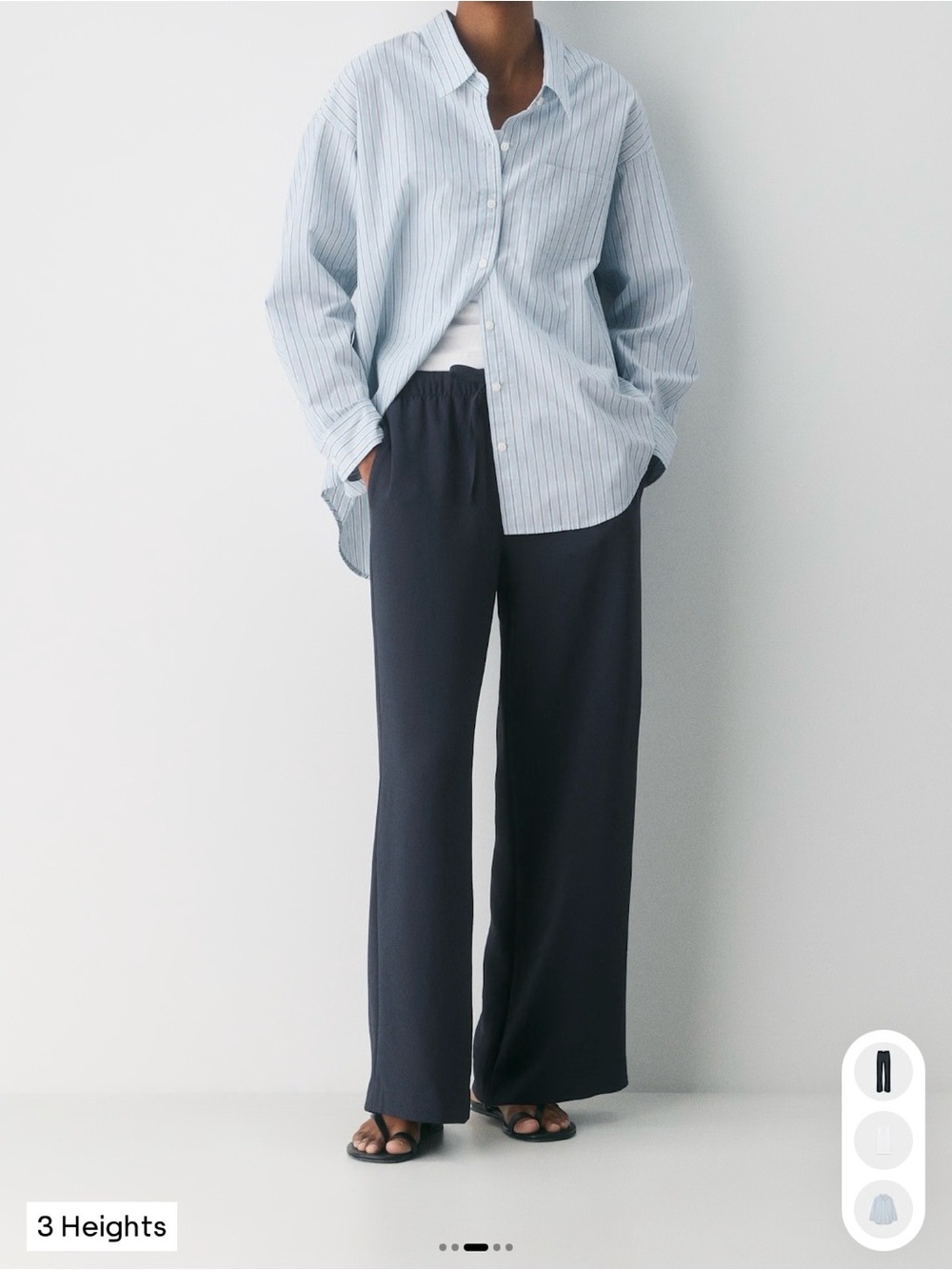 Aritzia Crepette lodge pants in Navy s